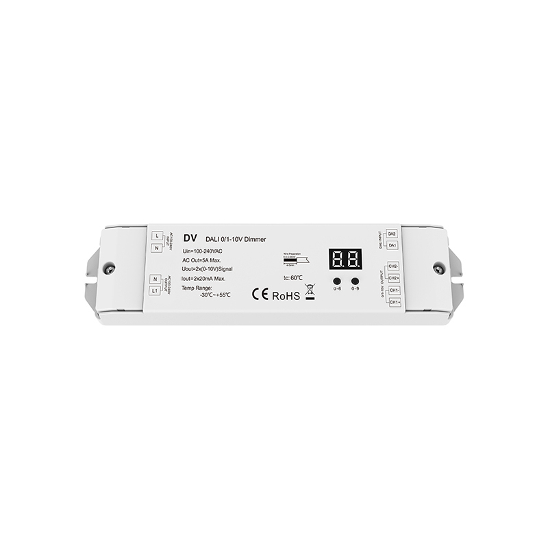 DV DALI 0/1-10V 2CH*20mA Dimmer
