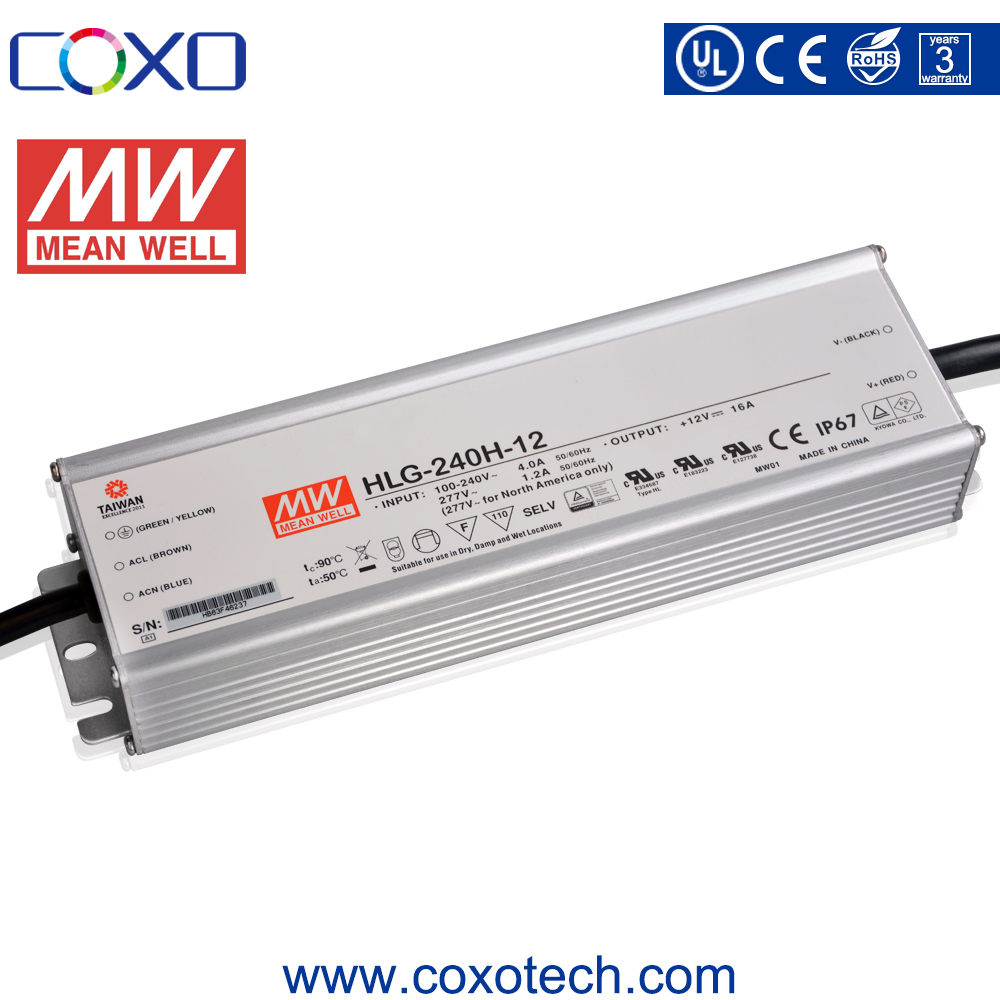 HLG Series IP67 LED Power Supply Meanwell