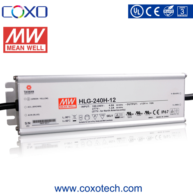 HLG Series IP67 LED Power Supply Meanwell