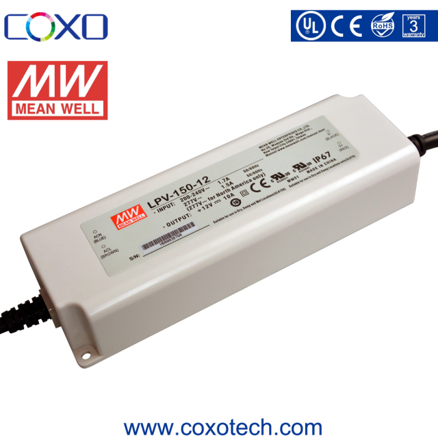 LPV Series IP67 LED Power Supply Meanwell