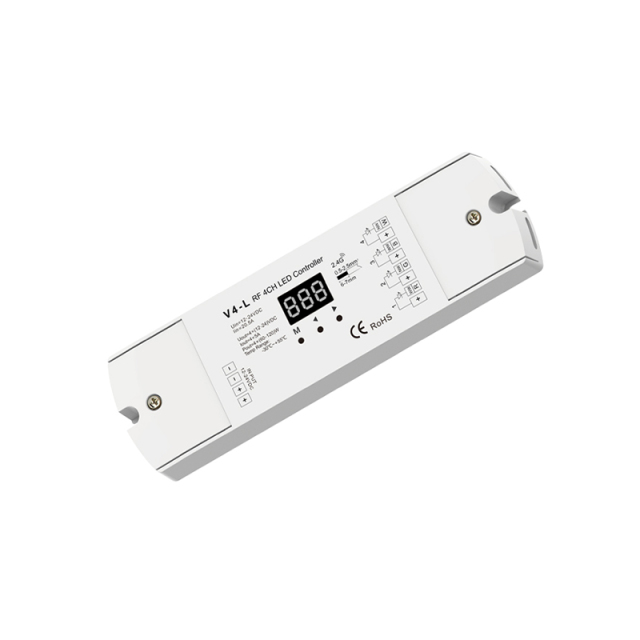 V4-L RF RGBW Controller with Digital Display