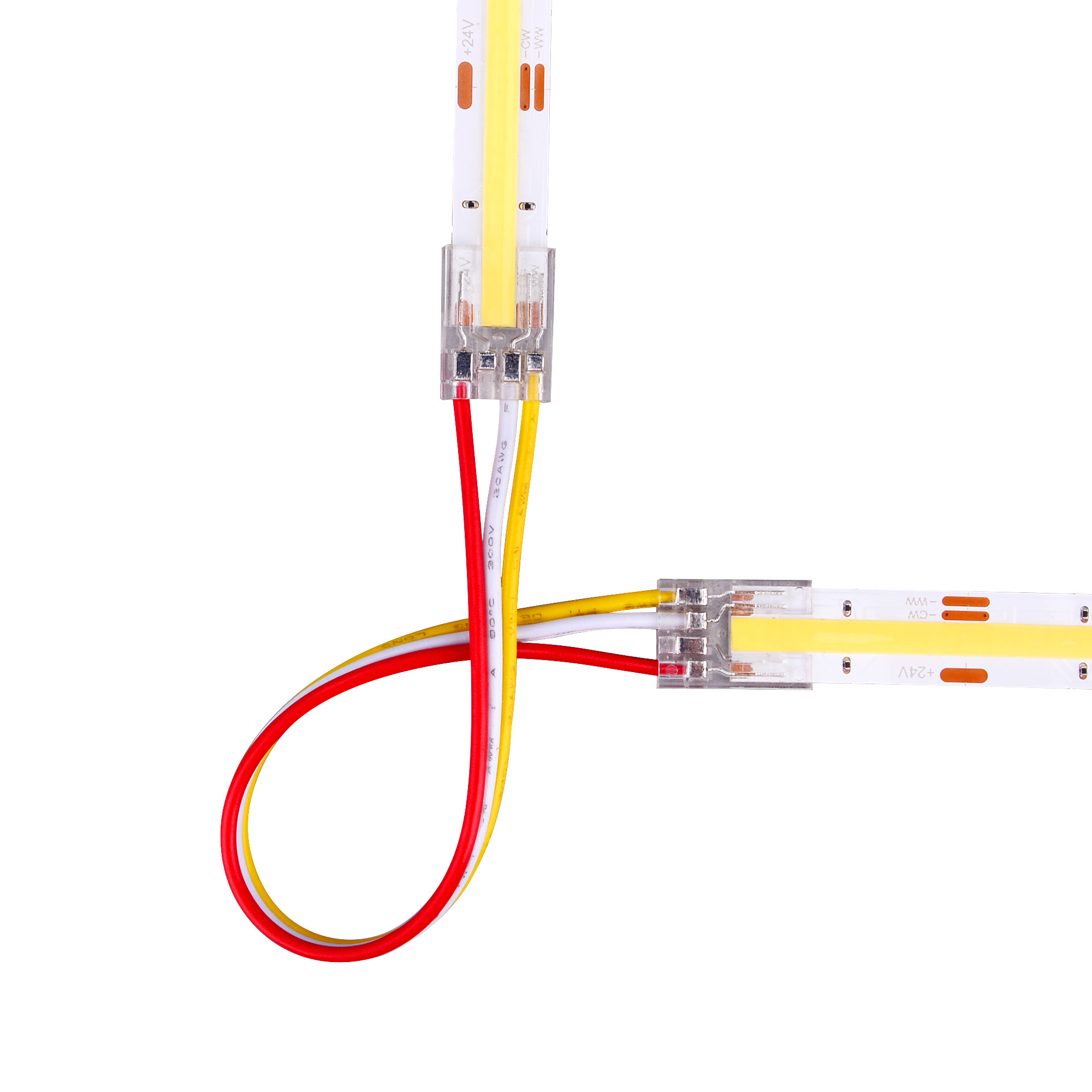 10mm width H model 3 pin Transparent Connector
