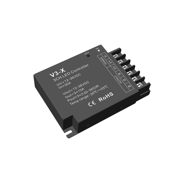 V3-X 30A High Power RF RGB Controller