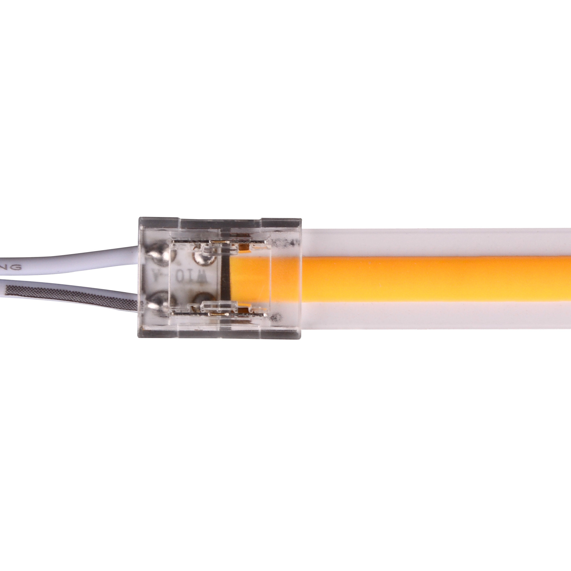 10mm width G model 2 pin white wire Transparent Connector