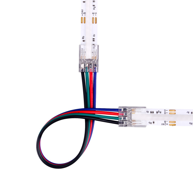 12mm width H model 4 pin Transparent Connector