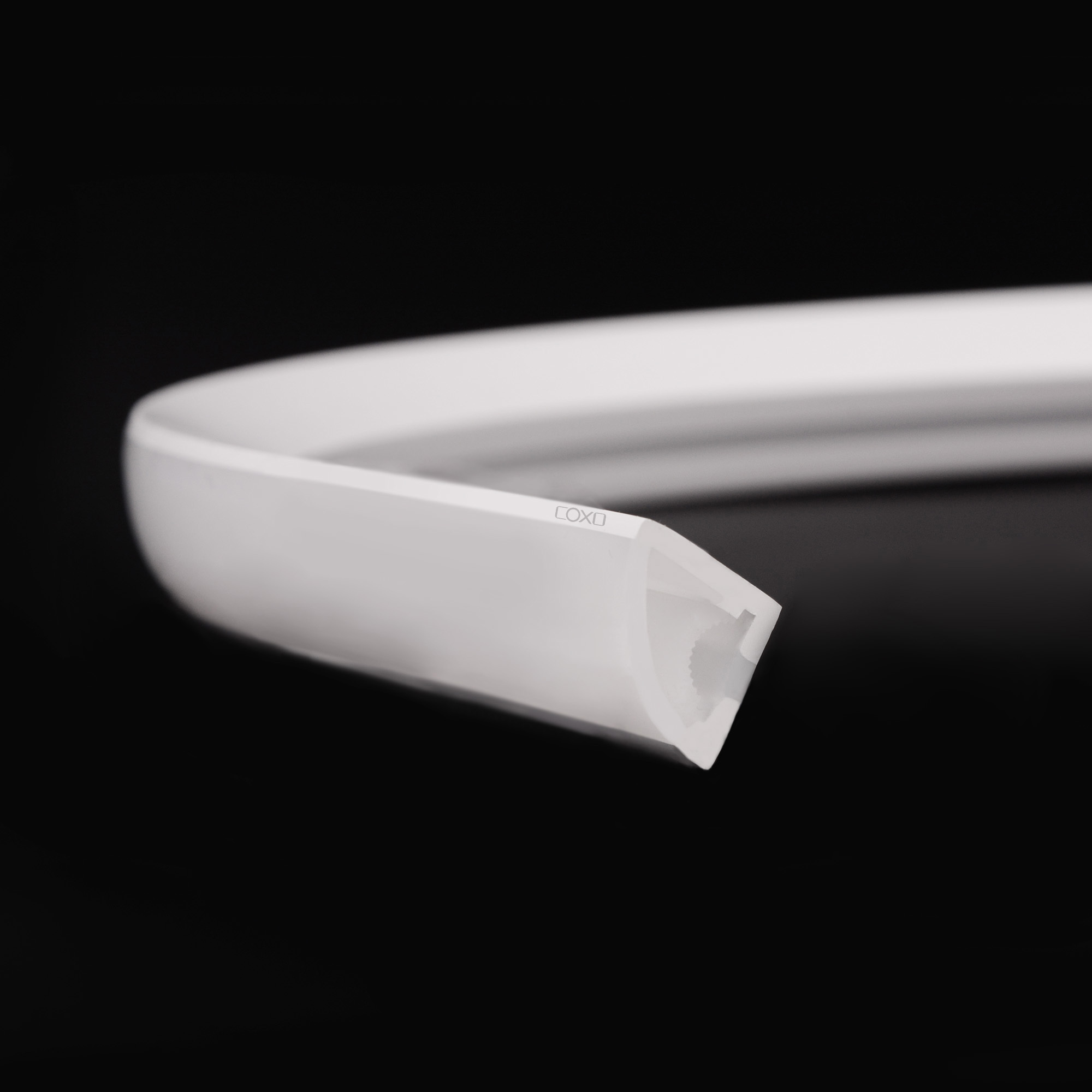 NA1616B 16*16mm Side bend & Top bend Neon Silicone Tube.