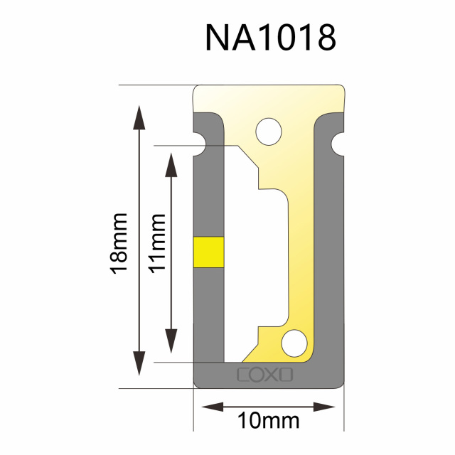 NA1018 10*18mm S-Type Neon Silicone Tube.