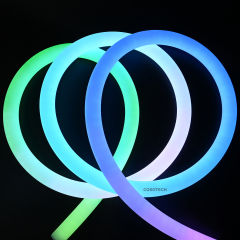 N25R 24V RGB+X φ25 360° Round Neon Strip