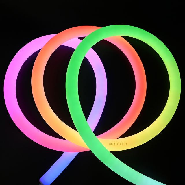 N25R 24V RGB+X φ25 360° Round Neon Strip
