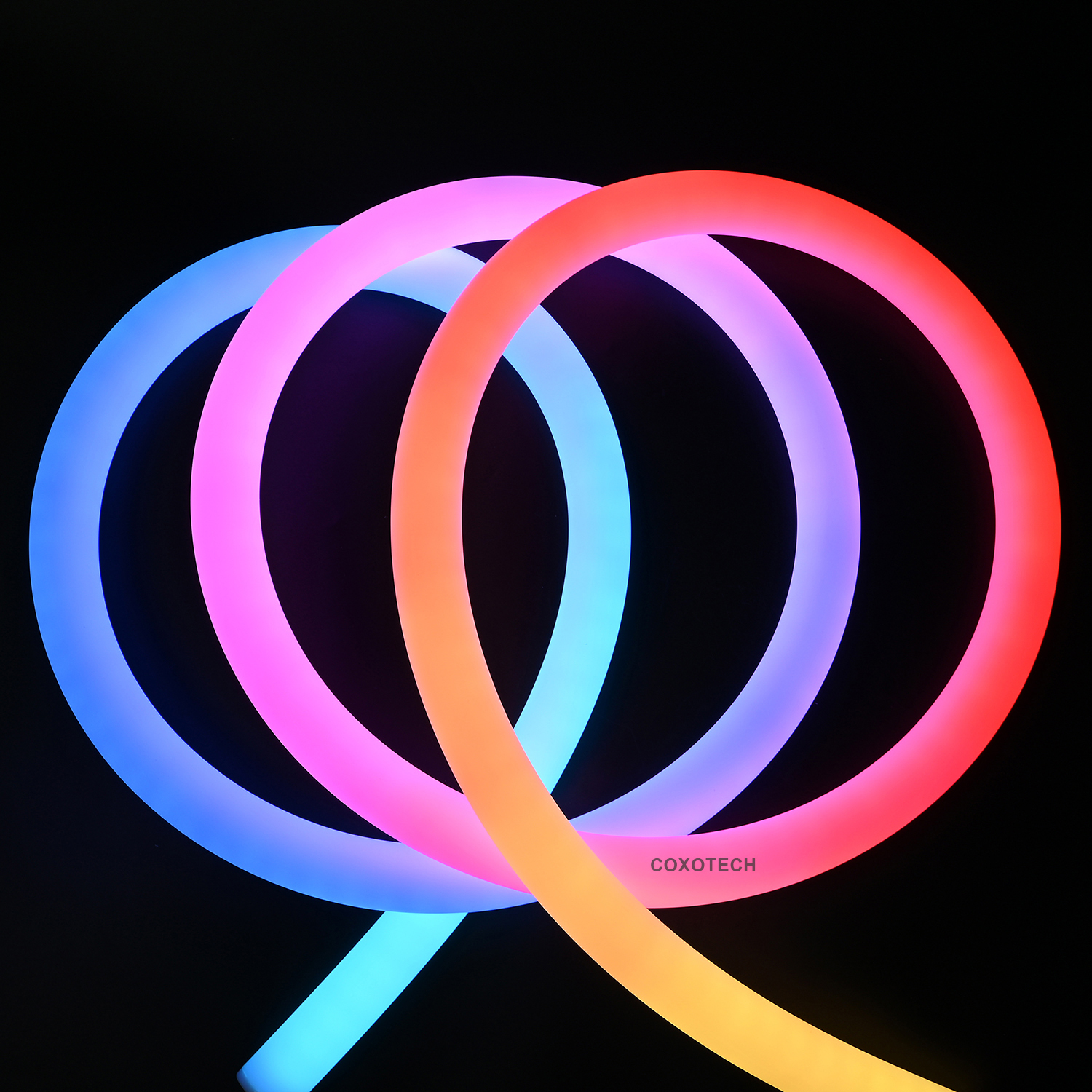 N23R 24V RGB+X φ25 360° Round Neon Strip