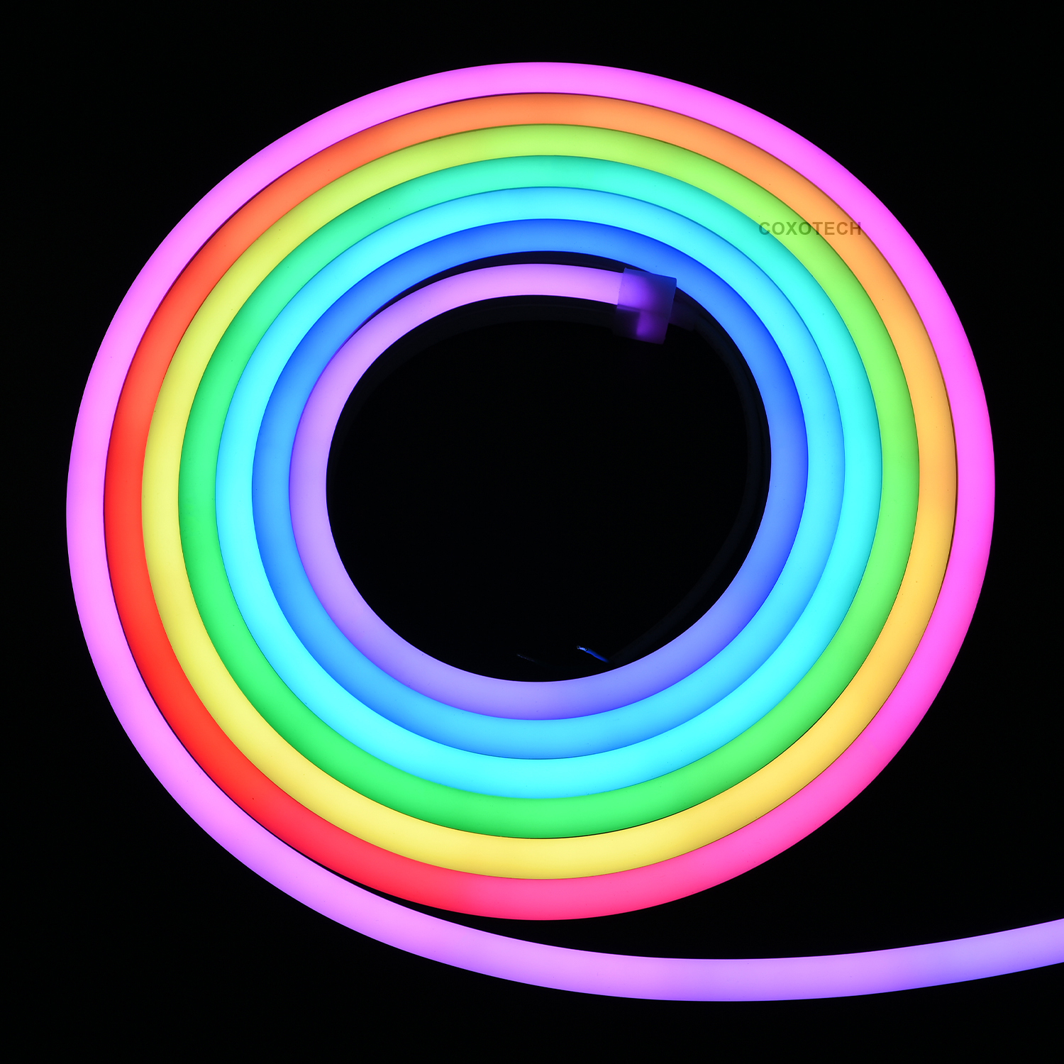 N1218S High light transmittance Environment-friendly silicone Digital RGB NEON Light