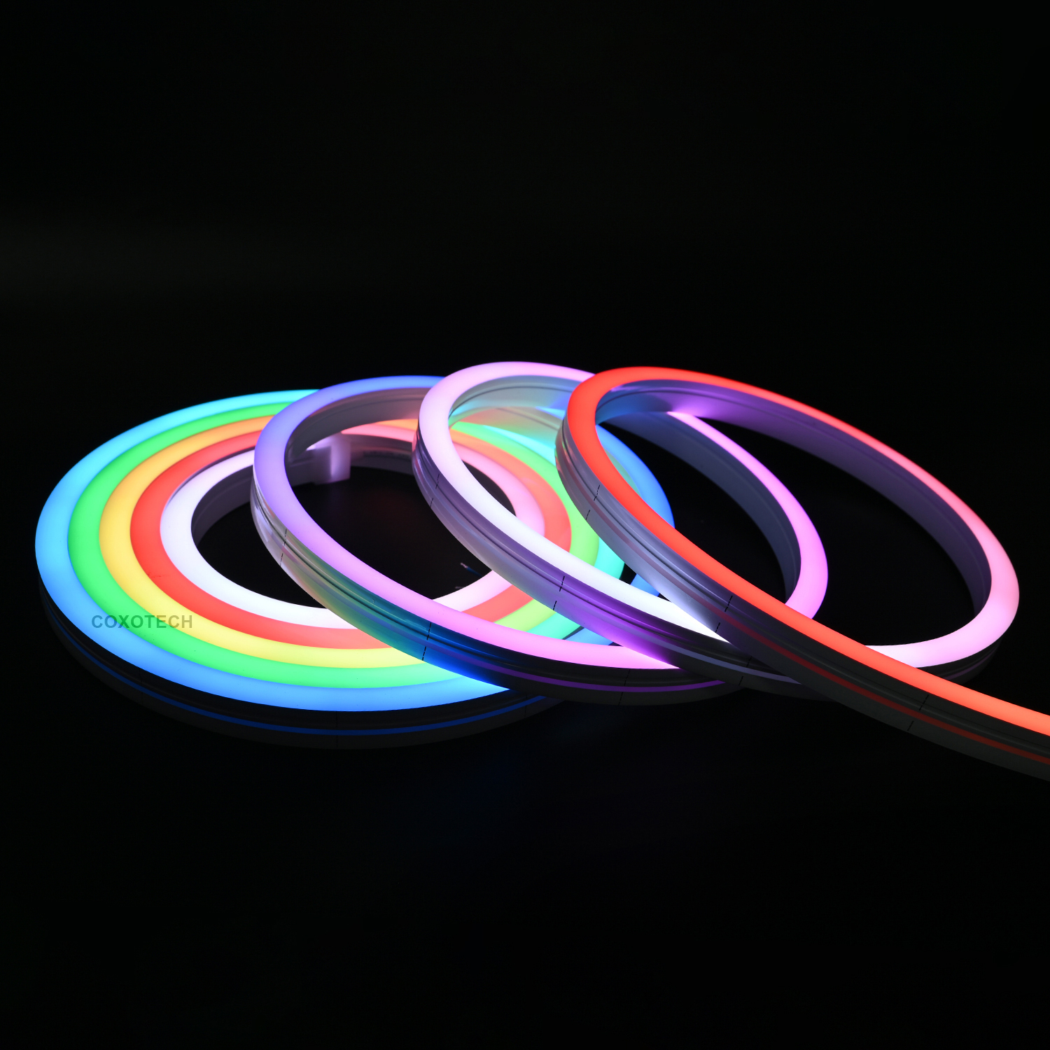 N1218S High light transmittance Environment-friendly silicone Digital RGB NEON Light