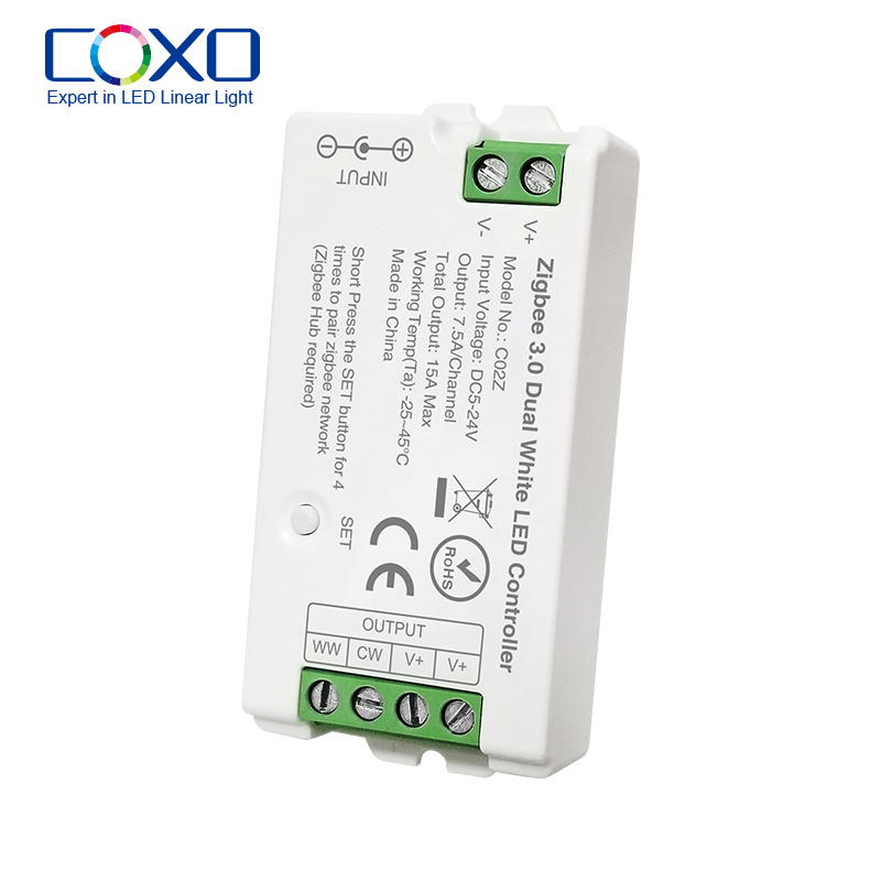 C02Z Tuya Zigbee RF LED CCT Controller
