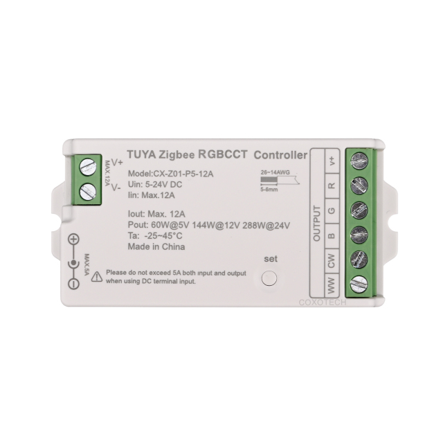UL Tuya Zigbee LED Dimmer CCT RGB RGBW RGBCCT Controller