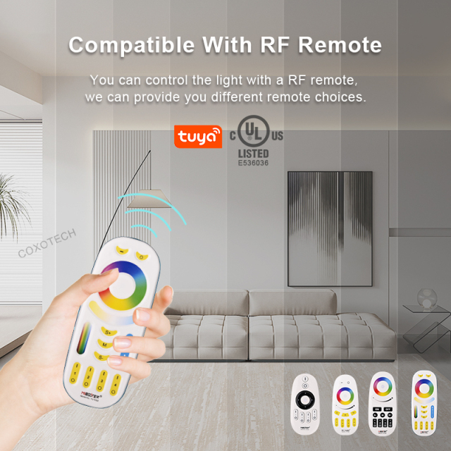 UL 2.4G RF LED Dimmer CCT RGB RGBW RGBCCT Controller