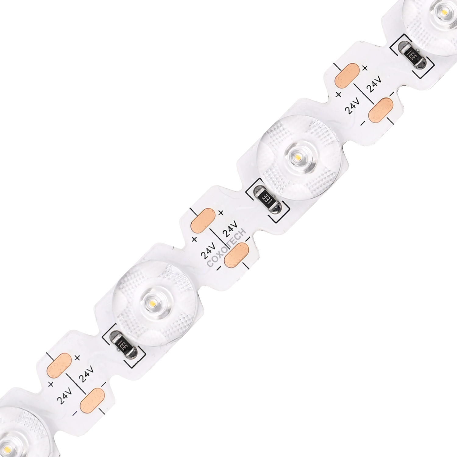 36 Bendable 24V Single Color Flexible Diffuse Reflection LED Strip