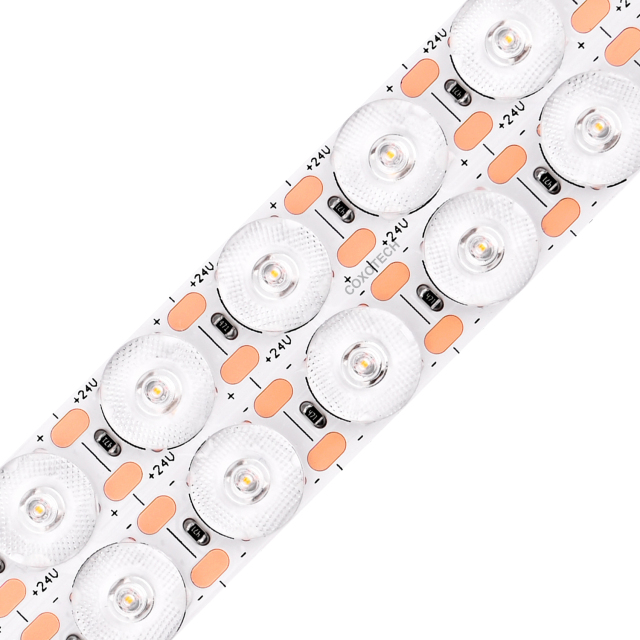 120 Double Lines 24V Single Color Flexible Diffuse Reflection LED Strip