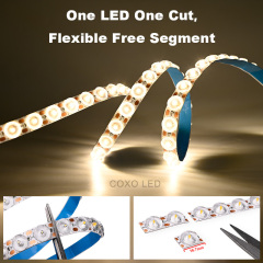 120 Double Lines 24V Single Color Flexible Diffuse Reflection LED Strip