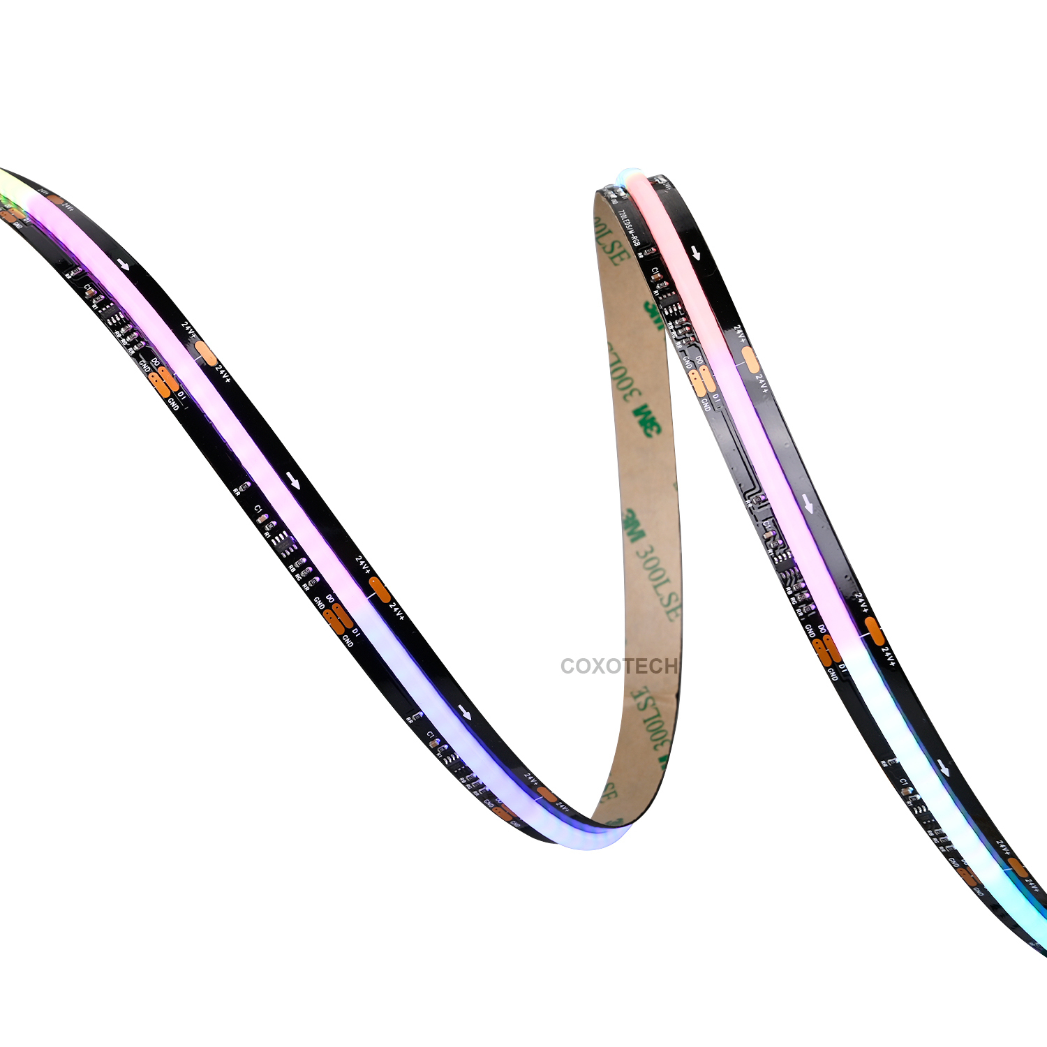 S5000 720leds 5 Years Warranty 12mm Digital COB RGB LED Strip