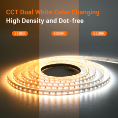 8mm 24V 208leds/m Ra93 CCT 2835 LED Strip