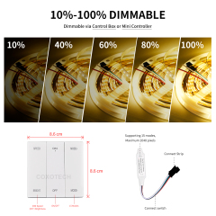 10mm 24V 120leds/m 2835 2811 Digital LED strip