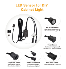 SD-SR-A01 Individual LED Single Door Sensor For DIY Cabinet Light
