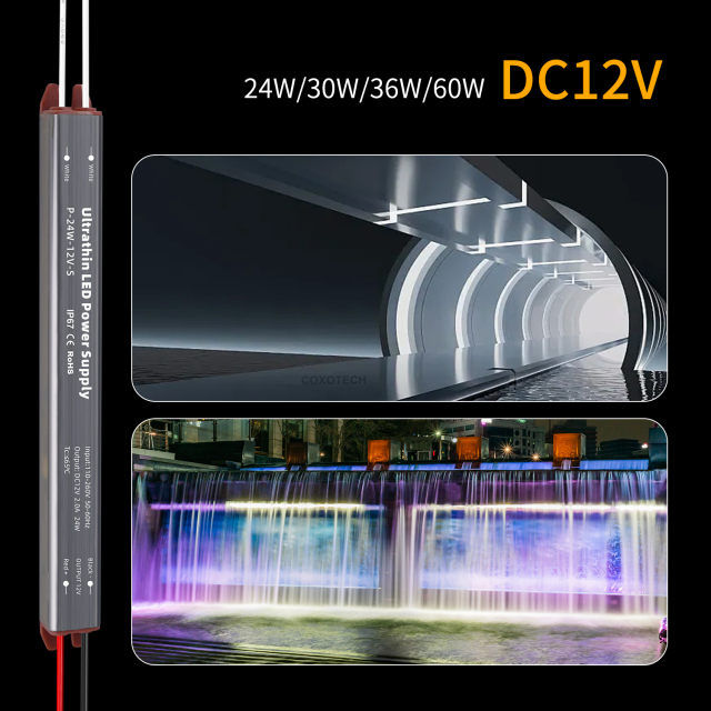 Ultrathin IP67 LED Power Supply