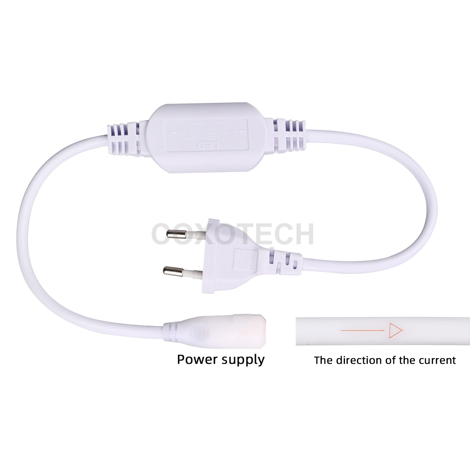 J2000-F 288LEDs CRI>80 2 Years Warranty 7mm V220-V230V High Voltage COB LED Strip