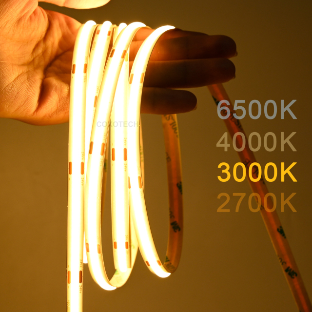 E5000 480leds/m Ra90 5 Years Warranty 8mm High effiency COB LED strip