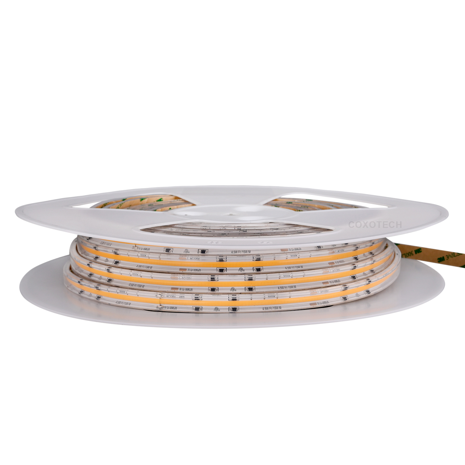J2000-E 480leds Ra90 2 Years Warranty 12mm V220-V230V High Voltage COB LED Strip