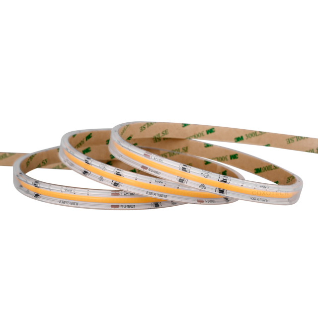 J2000-E 480leds Ra90 2 Years Warranty 12mm V220-V230V High Voltage COB LED Strip