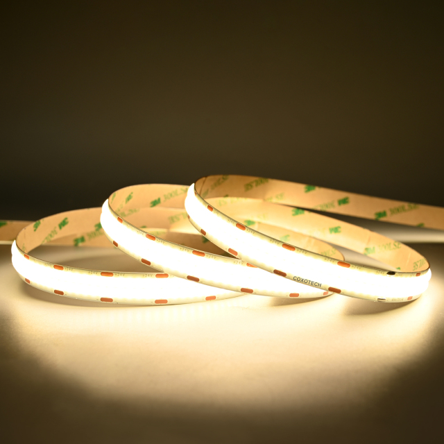A5000 600leds/m CRI 90 5 Years Warranty 12mm New Wide COB Led Strip