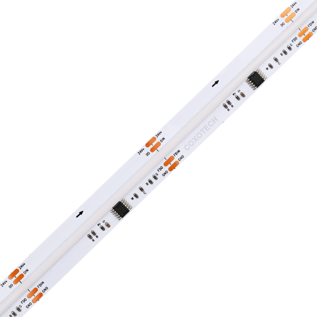 S5000 840leds/m 23W/M 5 Years Warranty Digital 10mm RGBCCT COB led strip