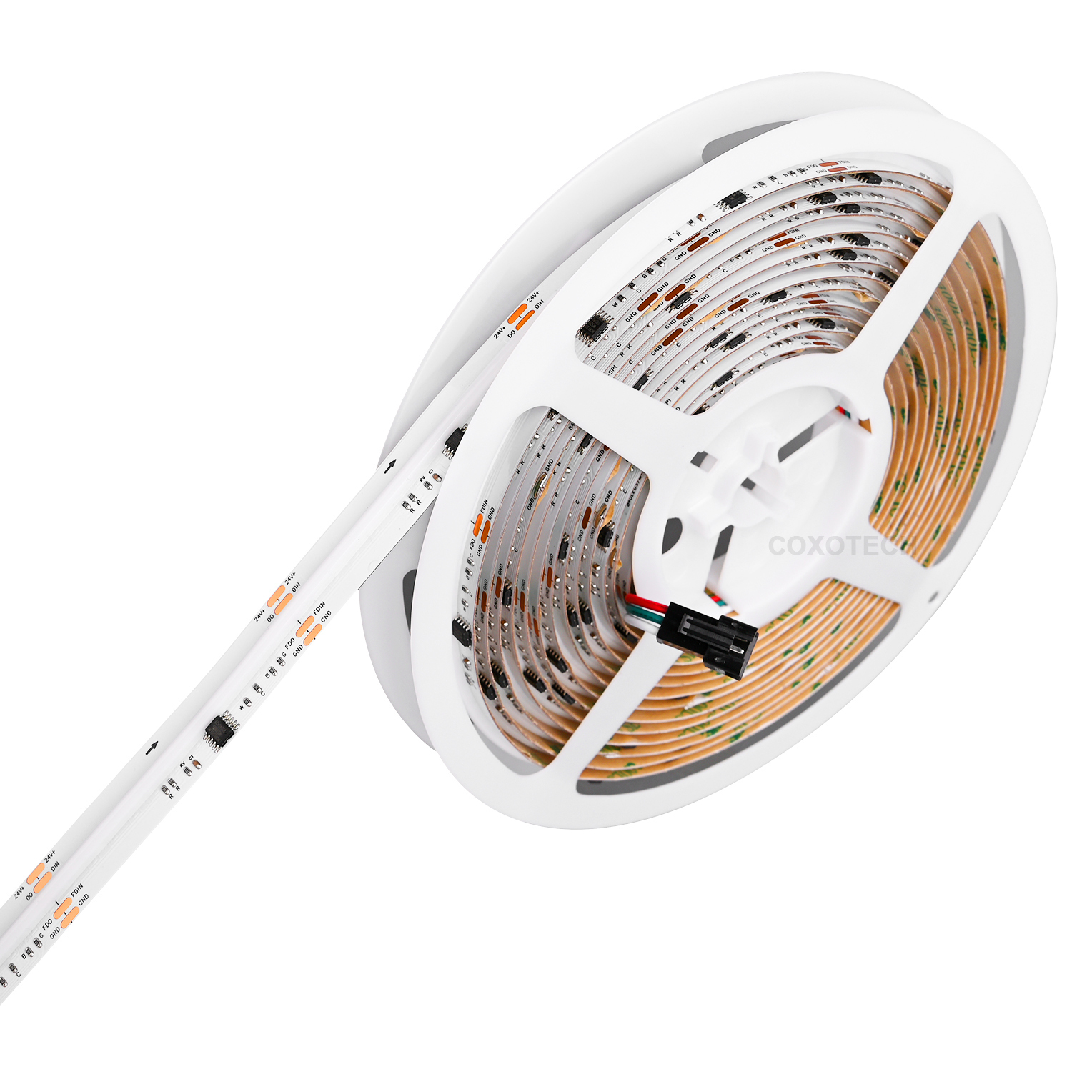 S5000 840leds/m 23W/M 5 Years Warranty Digital 10mm RGBCCT COB led strip