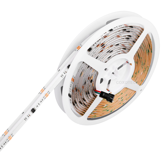 S5000 840leds/m 23W/M 5 Years Warranty Digital 10mm RGBCCT COB led strip