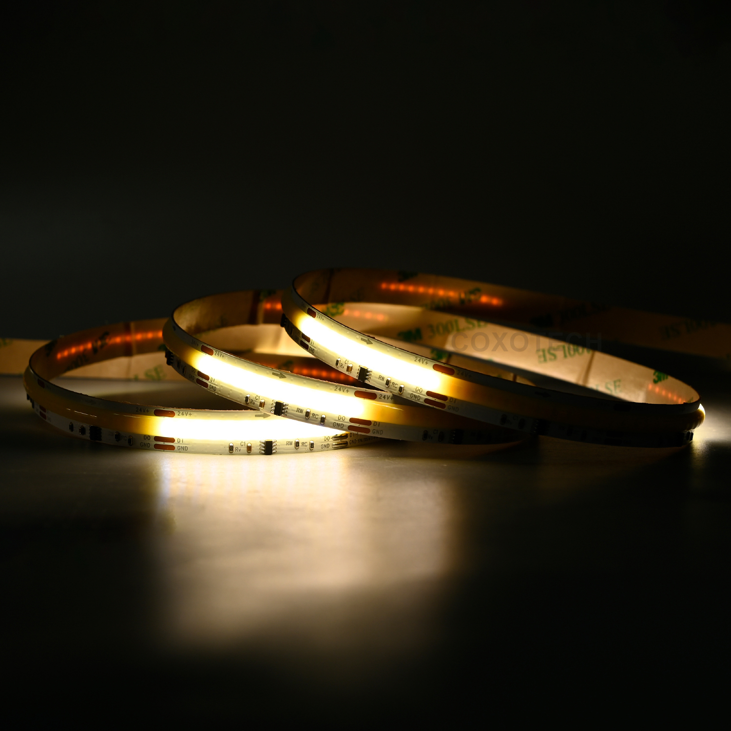 S5000 576leds/m R90 5 Years Warranty 10mm Digital CCT COB LED Strip