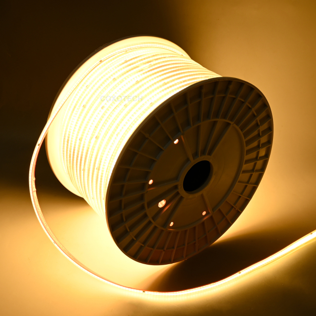 J2000-E 296leds Ra80 2 Years Warranty 10mm 110V-120V High Voltage COB LED Strip