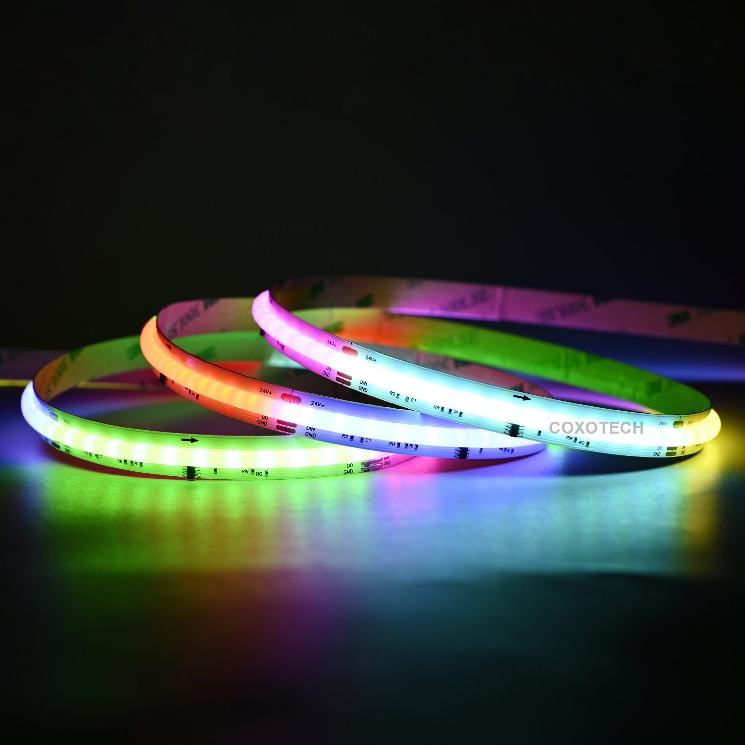 S5000 576leds/m 5 Years Warranty 10mm Digital RGB COB LED Strip
