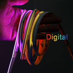 V5000 630leds 5 Years Warranty 8mm Side View Digital COB RGB LED Strip