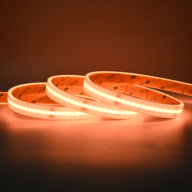 A5000 784leds/m Ra90 5 Years Warranty 12mm IP68 Waterproof COB RGBW LED Strip