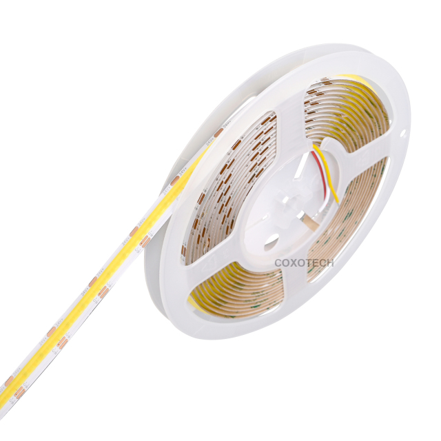 A5000 608chips Ra90 5 Years Warranty 10mm CCT COB Led Strip