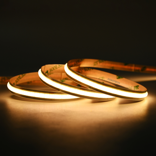 M5000 528leds Ra90 5 Years Warranty 8mm Free Cutting COB LED Strip