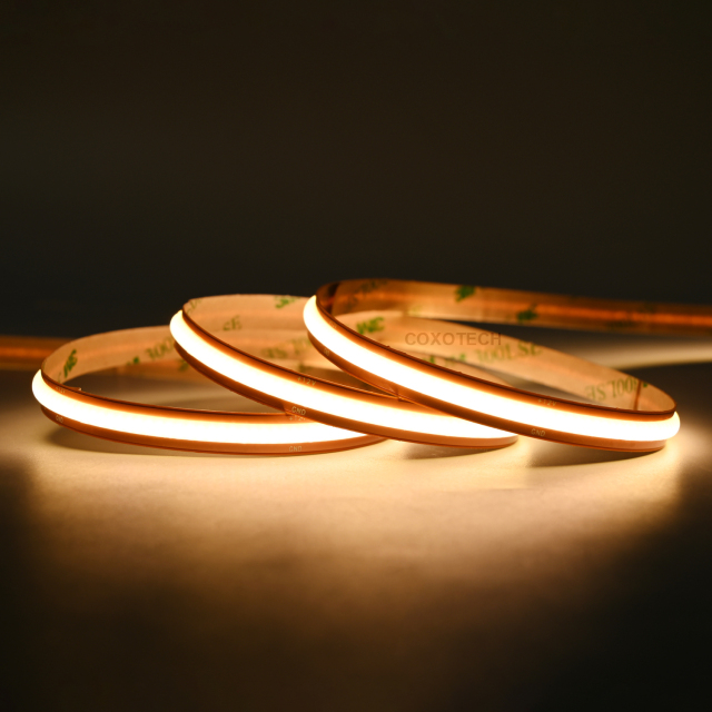 M5000 528leds Ra90 5 Years Warranty 8mm Free Cutting COB LED Strip