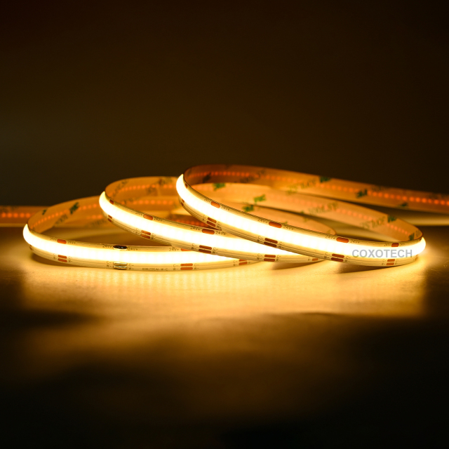 A5000 608chips Ra90 5 Years Warranty 10mm CCT COB Led Strip