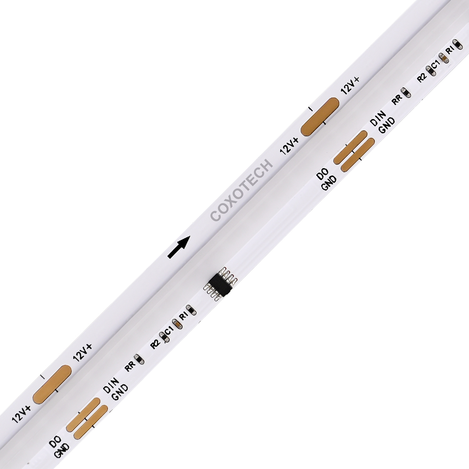 S5000 720leds 5 Years Warranty 12mm Flexible Digital COB RGB LED Strip