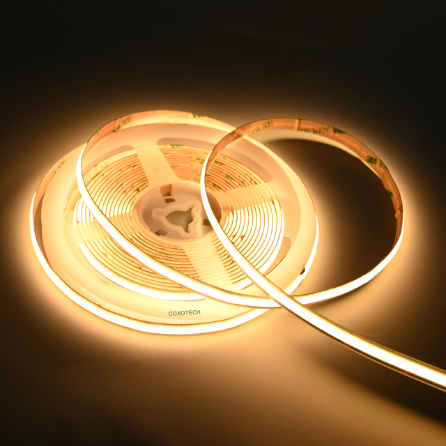 M5000 528leds Ra90 5 Years Warranty 8mm Free Cutting COB LED Strip