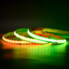 S5000 420leds 10mm Wide White PCB Board Digital COB RGB LED Strip