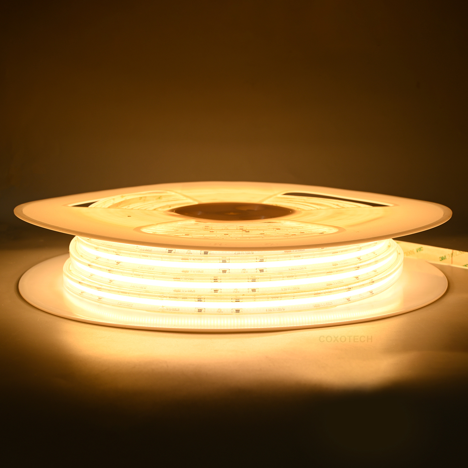 J2000-E 480leds Ra90 2 Years Warranty 12mm 110V-120V High Voltage COB LED Strip