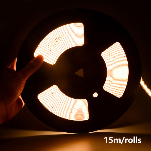 AL5000 600leds Ra90 5Years Warranty 10mm Ultra length 15m COB LED Strip