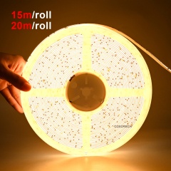 HL5000 480leds Ra90 5years Warranty 10mm Ultra length 20m COB LED Strip